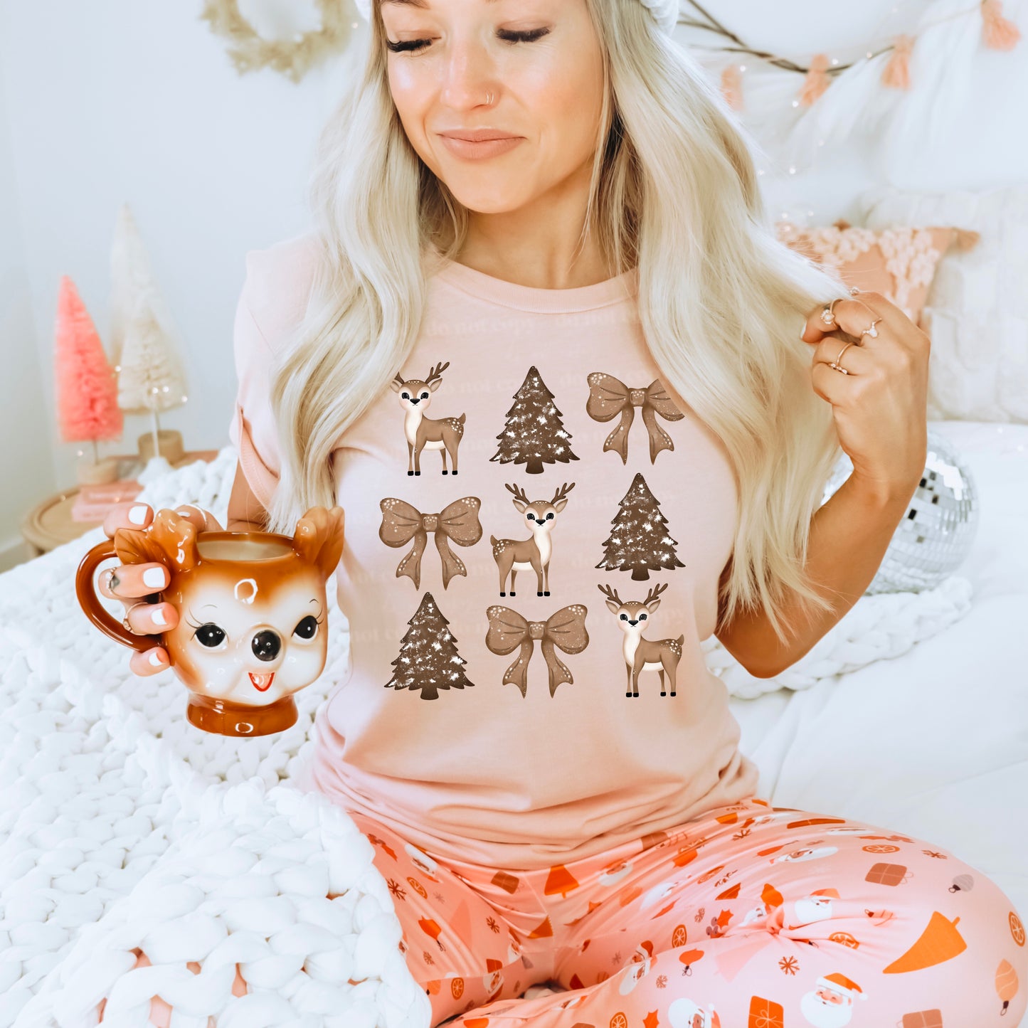 Reindeer Grid | DTF TRANSFER