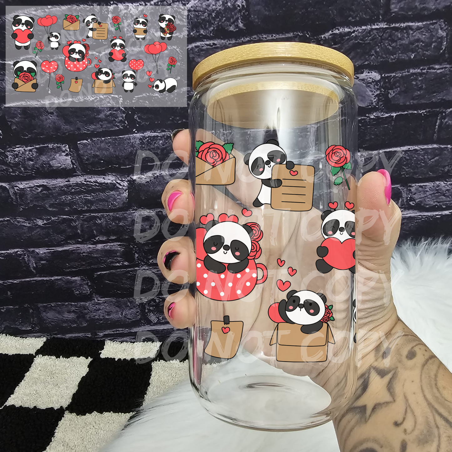 Valentine panda (W52)