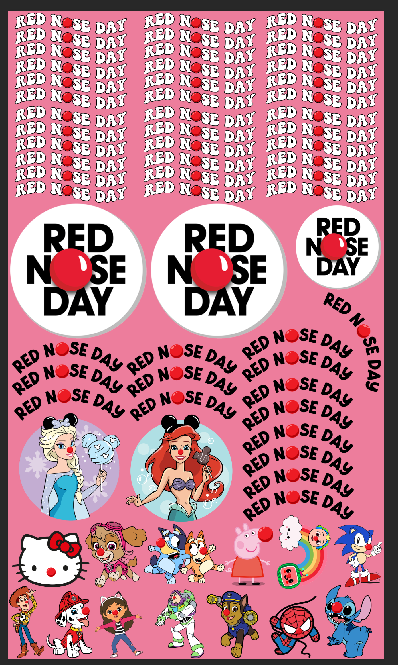 Red Nose Day DTF Bundle #1 (#97)