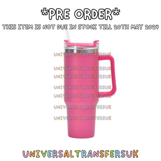 *PRE-ORDER* 40oz Stanley Dupe - Hot pink *Due in 20/5/24*