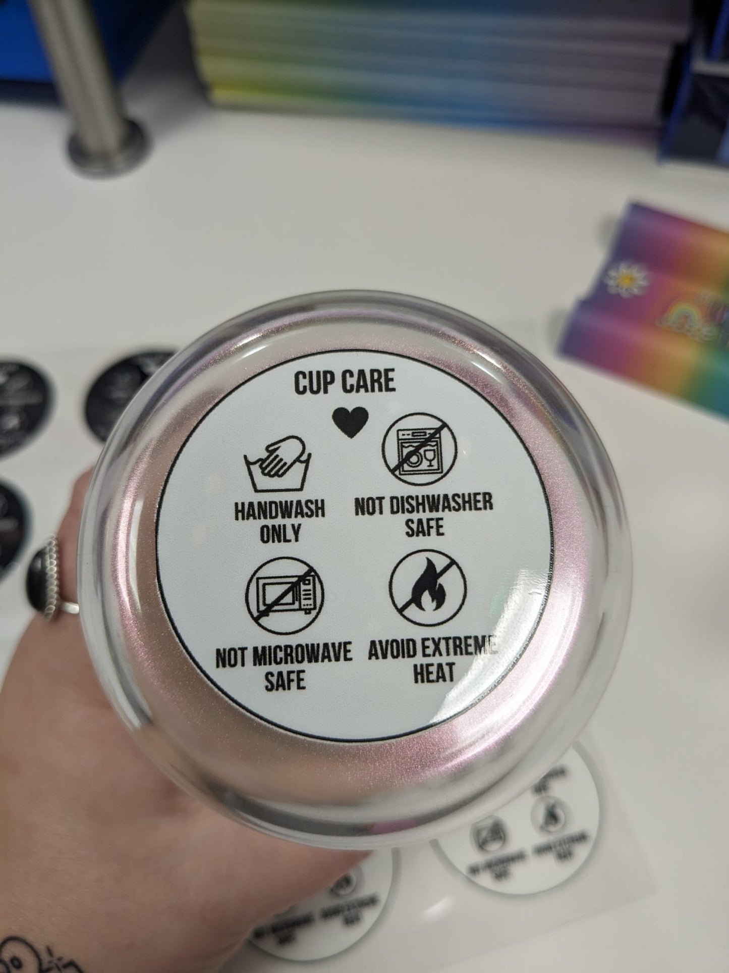 Cup Care 2" UVDTF Decal (#89)