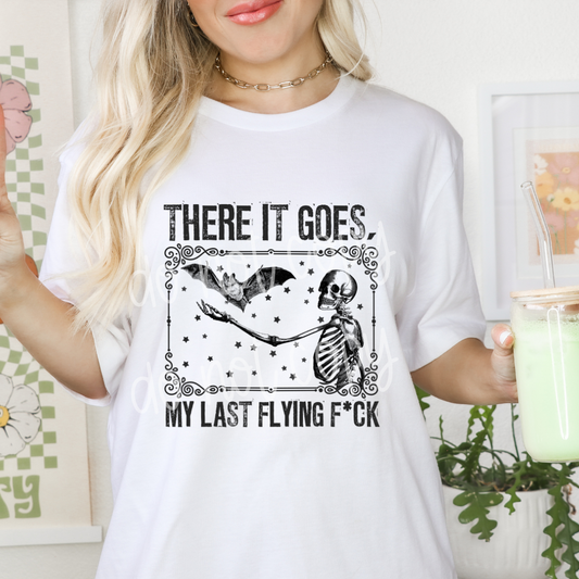 my last flying fuck black 8" /20.32cm  DTF Transfer(#22)