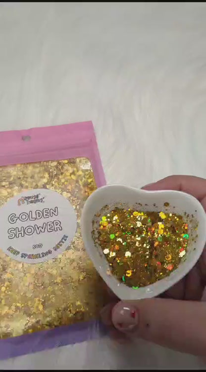 Golden Shower 50g glitter pouch
