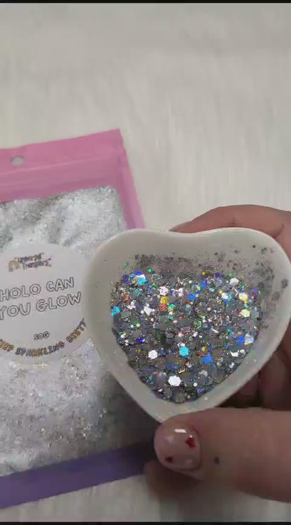 Holo can you glow 50g glitter pouch