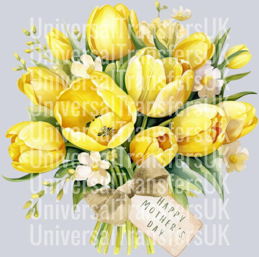 Happy Mother's Day Yellow Bouquet (T99)