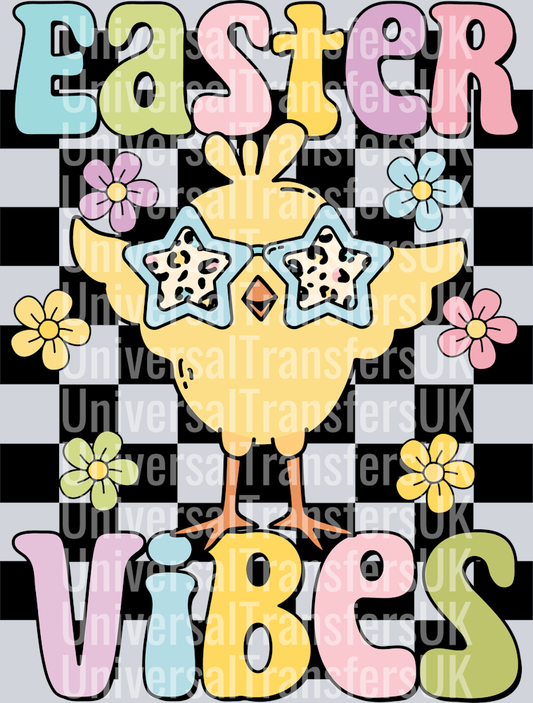 Chequered Easter Vibes - Chick Starglasses