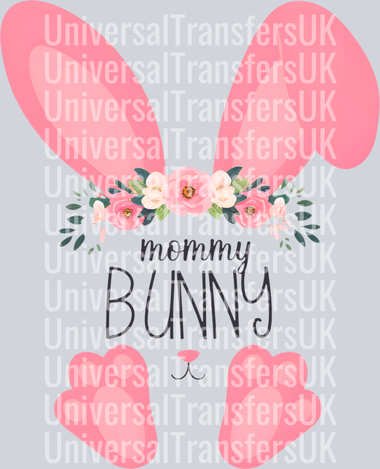 Floral Crown Mummy Bunny