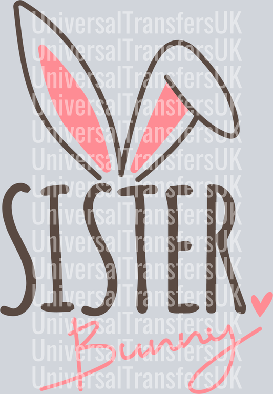 Bunny Ears Sister Pink