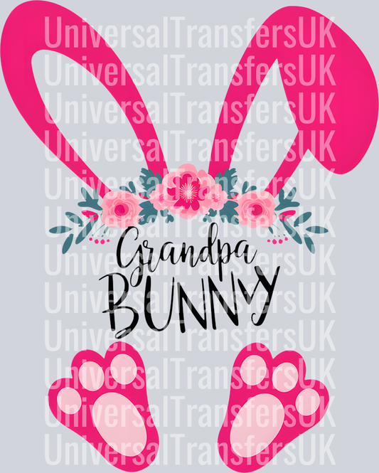 Floral Corwn Grandpa Bunny