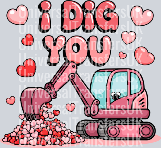 Easter Digger Heart Scoop Pink