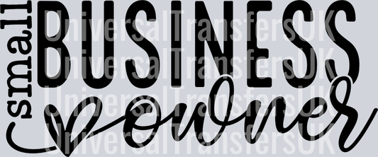 Small Business Owners Text