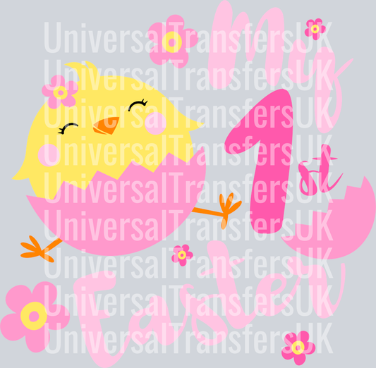 My 1st easter chick girl