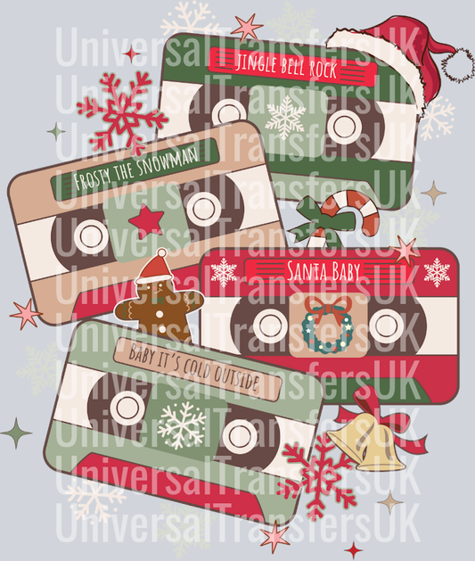Christmas Songs Cassette Tapes