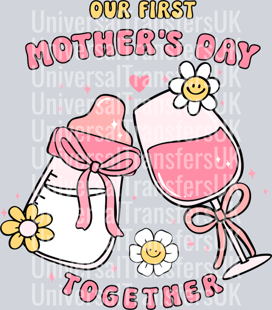 Our first mothers day together pink T154