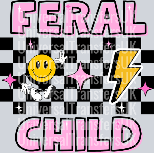Feral Child in pink - Cassies Little Creations